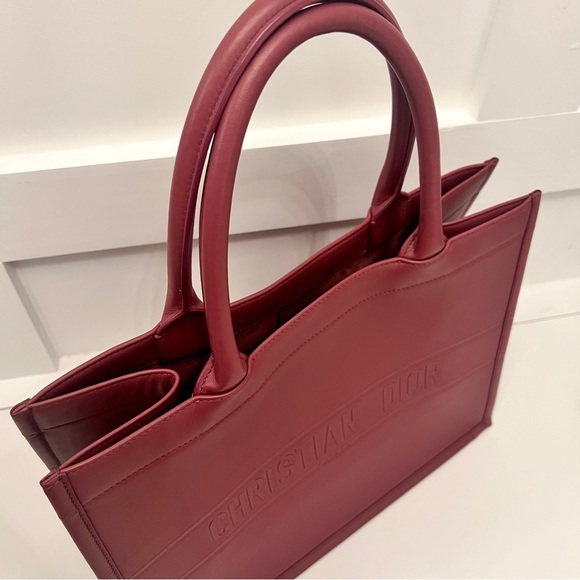 Medium Dior Book Tote in Calfskin Leather - Picture 12 of 15